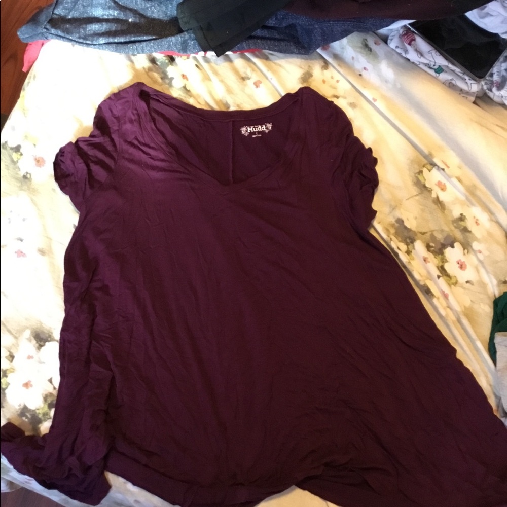 Pink and purple oversized shirts